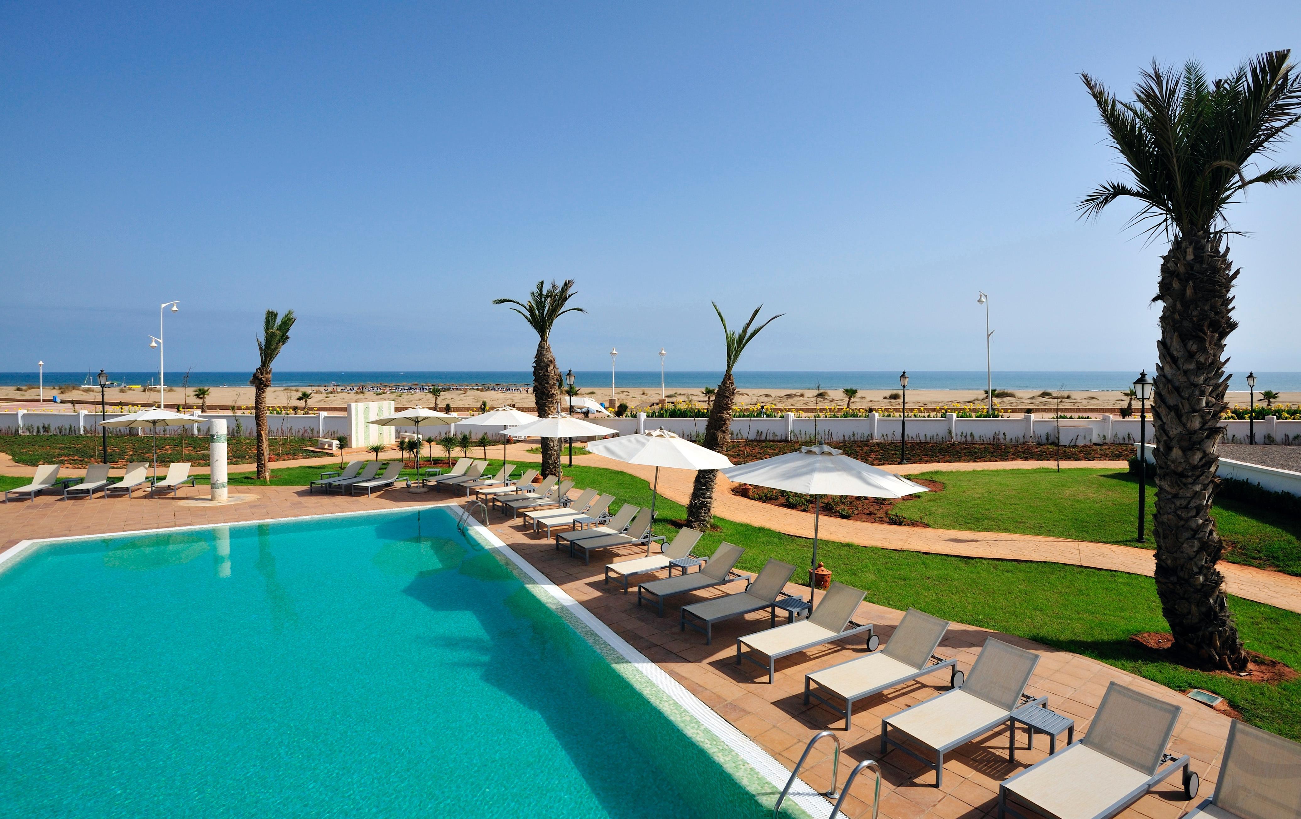 Hotel Iberostar Saïdia Exterior foto View of the beach from the hotel